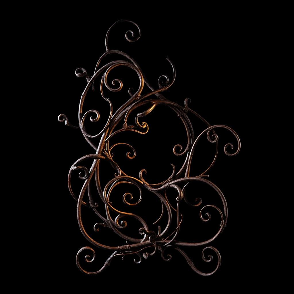 Sculptural ironwork